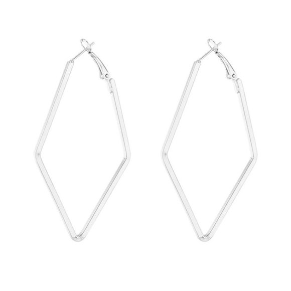 5 for $25 Rhombus Shape Statement Earrings - Picture 4 of 7
